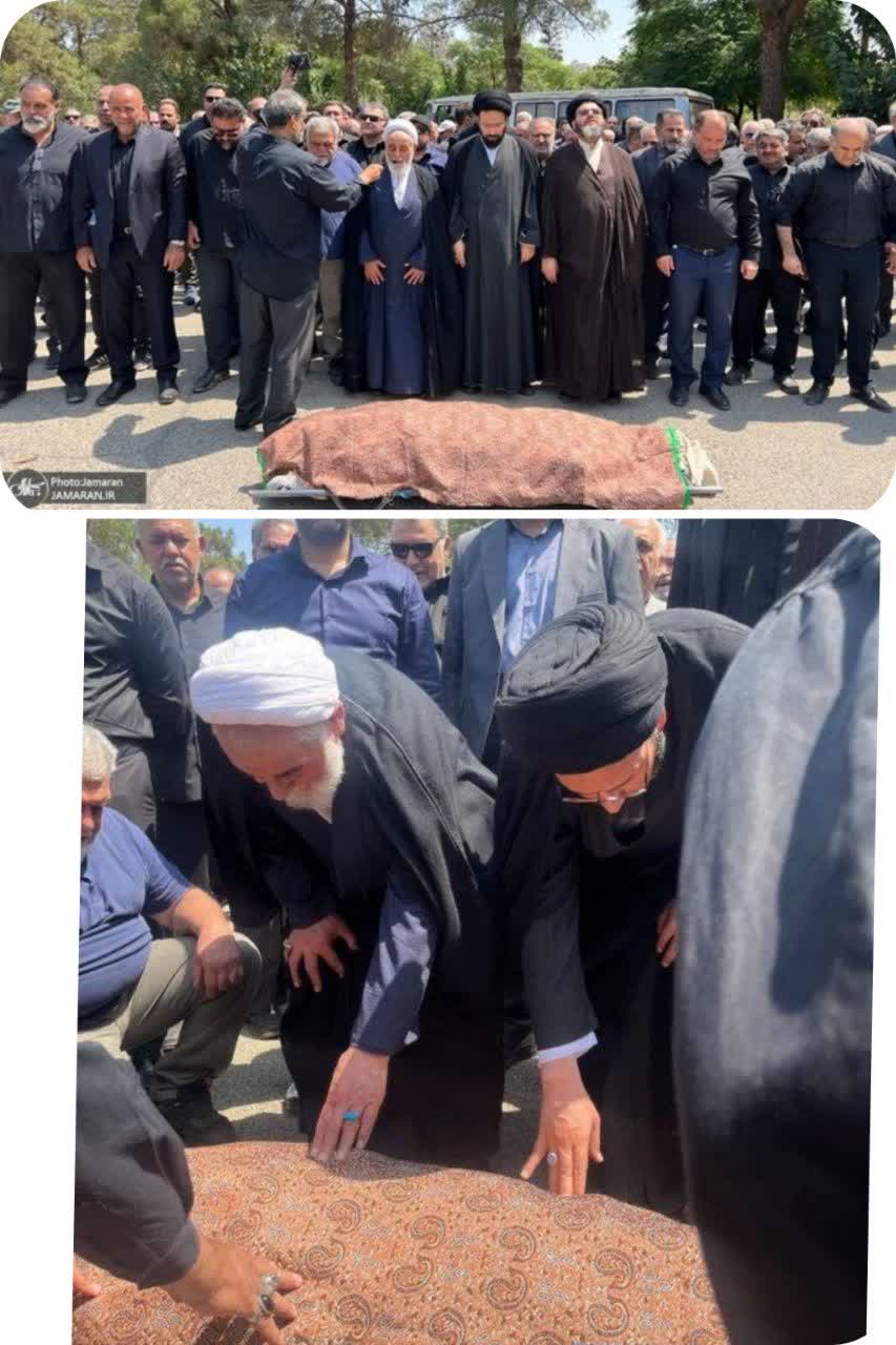 مراسم تشییع پیکر «پدر پارلمان ایران» در نور برگزار شد