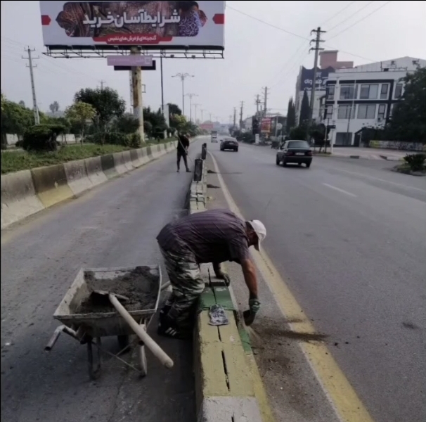 تداوم فعالیتهای اجرایی واحد امانی شهرداری ایزدشهر در سطح شهر